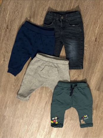 Lot pantalons bébé garçon 6 mois
