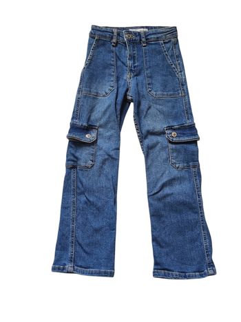 Jean cargo bleu 7 ans