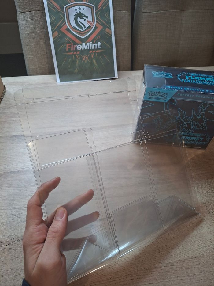 Protections ETB Pokémon Firemint x5 – Souple & Ultra Transparent - photo numéro 4