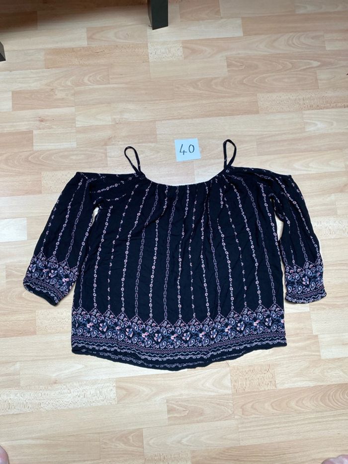 Blouse évasée grand 40 Miss Liberto - photo numéro 7