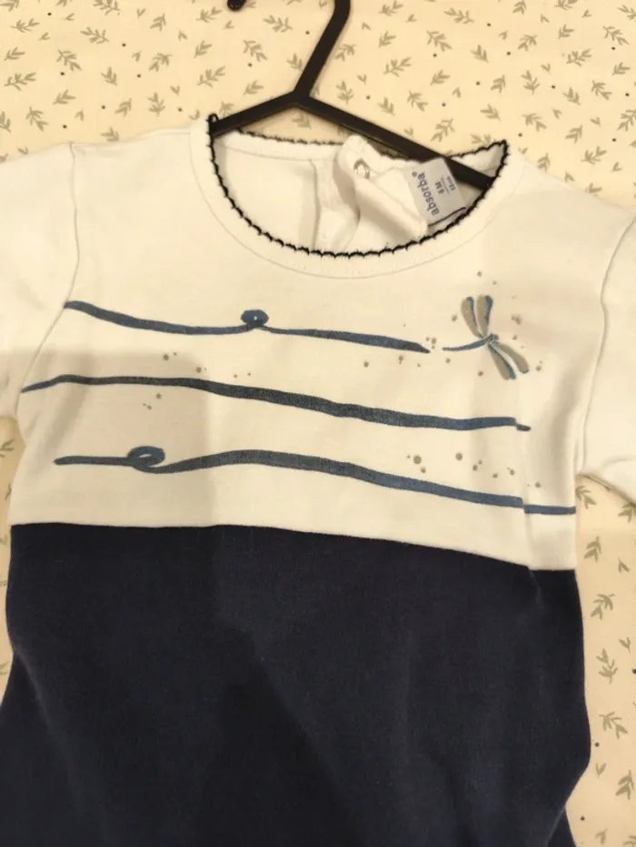 Pyjama coton absorba superbes détails 6 mois - photo numéro 2