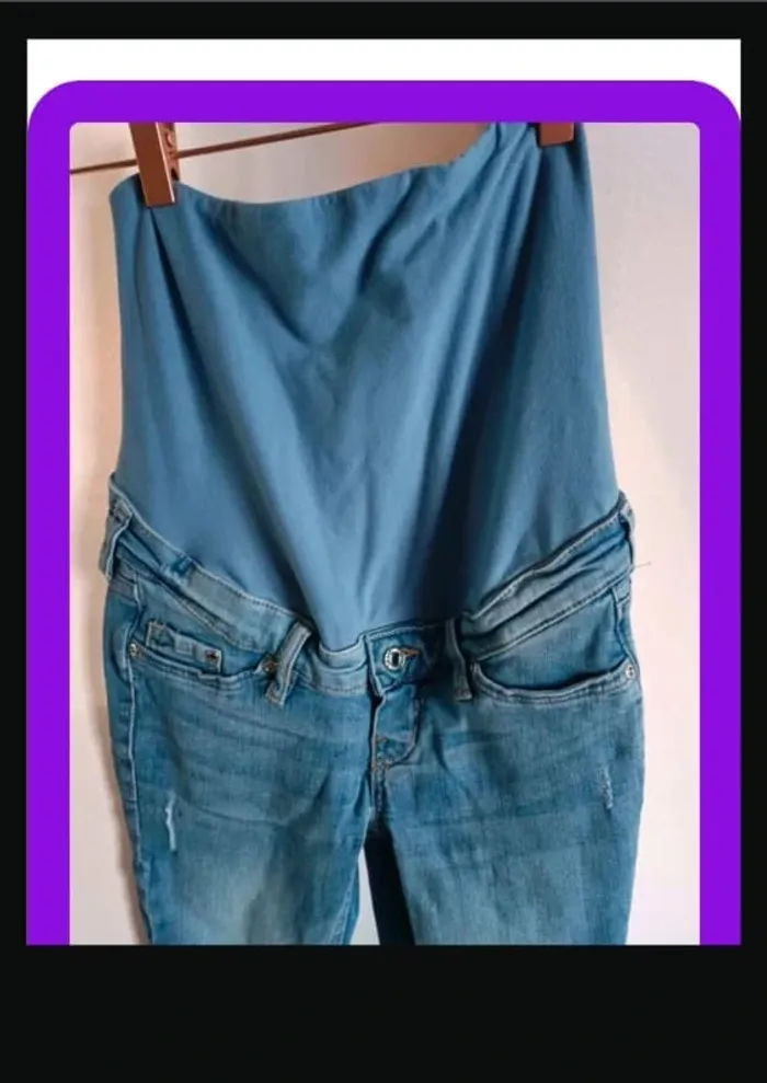 Jeans skinny grossesse taille 32 - photo numéro 3
