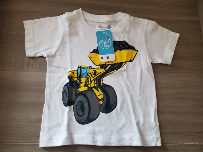 Lot de 3 tee shirts 9 mois neufs ! - photo numéro 6