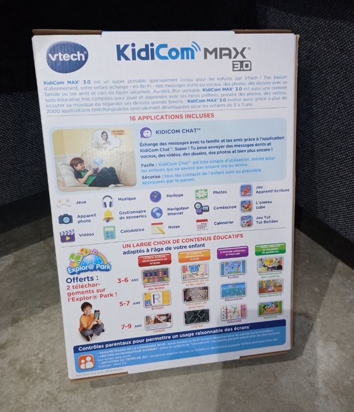 Kidicom max 3.0 bleu NEUF - photo numéro 2