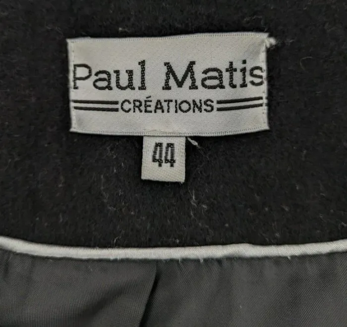 Manteau en laine & cachemire - Paul Matis - taille 44 - photo numéro 6