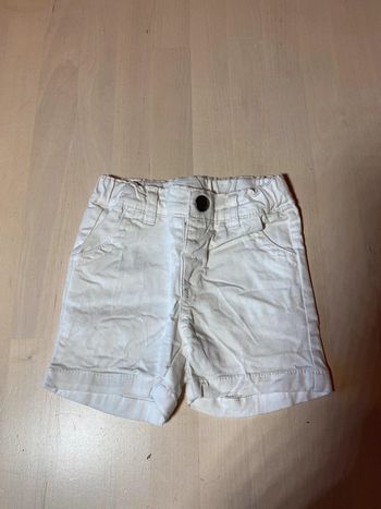 Short blanc 3 mois
