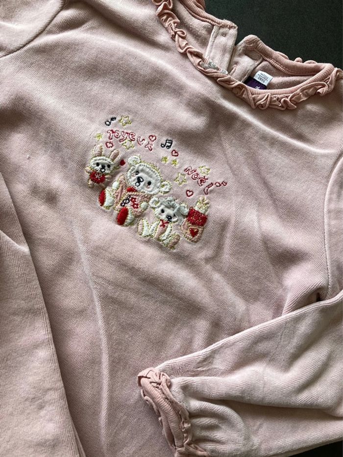 Sergent major pyjama 2 pièces vêtement fille enfant taille 5 ans - photo numéro 2