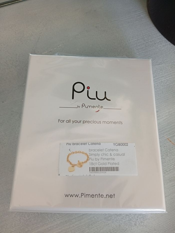 Bracelet plaqué or. Piu by Pimente - photo numéro 5