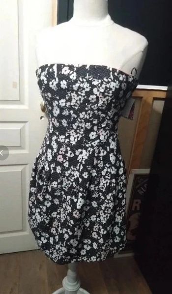 Robe cocktail été bustier Naf Naf t 38