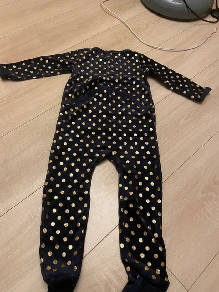 Genouillère Disney baby Marine et pois dorés 2 ans - photo numéro 3