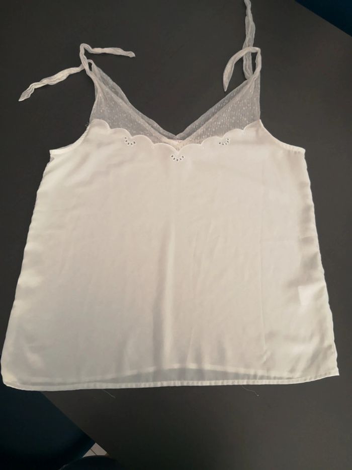 Débardeur chic blanc grâce et mila L