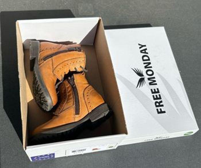Bottines cuir taille 22  mixte  Free Monday - photo numéro 3