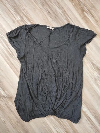 T shirt gris camaïeu Taille 3 camaïeu effet chiffonné