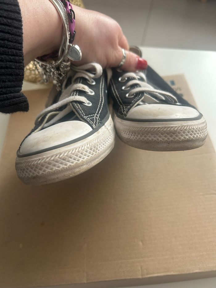 Paire de converse noir P34 - photo numéro 8