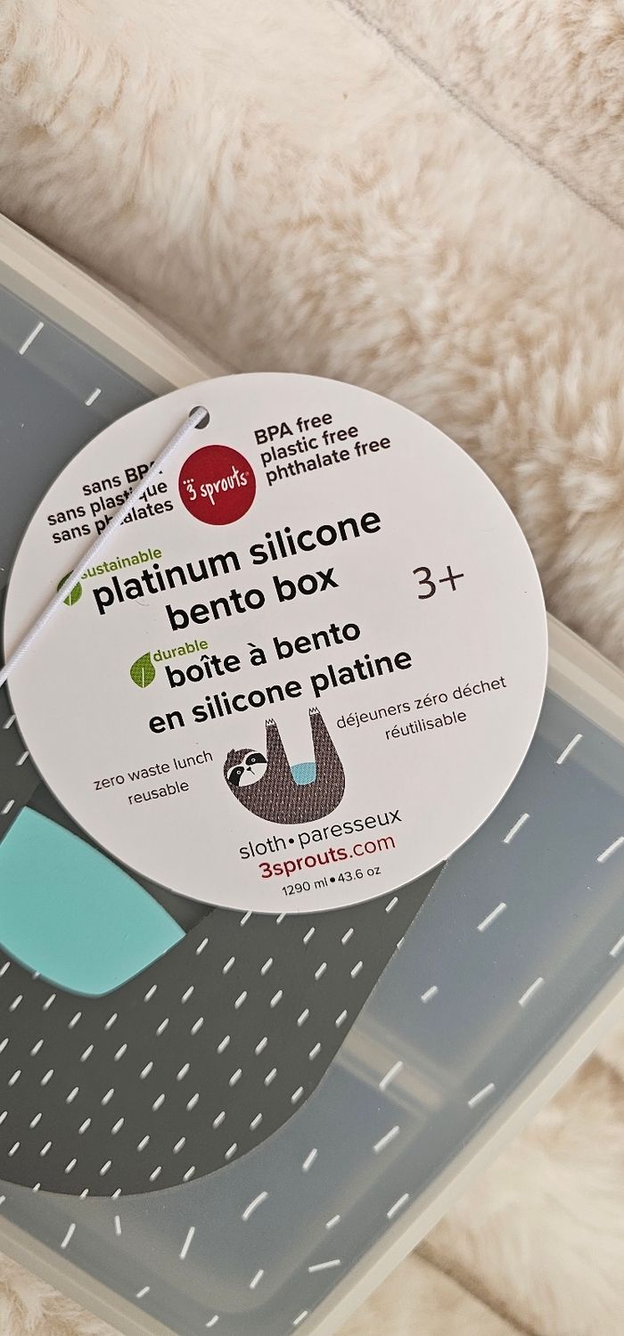 Magnifique boîte a bento 3 Sprouts Neuve - photo numéro 4