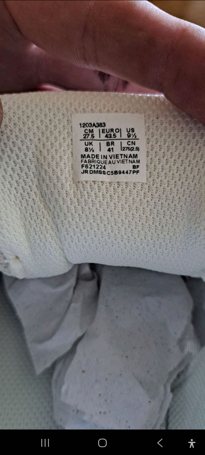 Asics gel nyc cream arctic sky bleu T43,5 - photo numéro 6