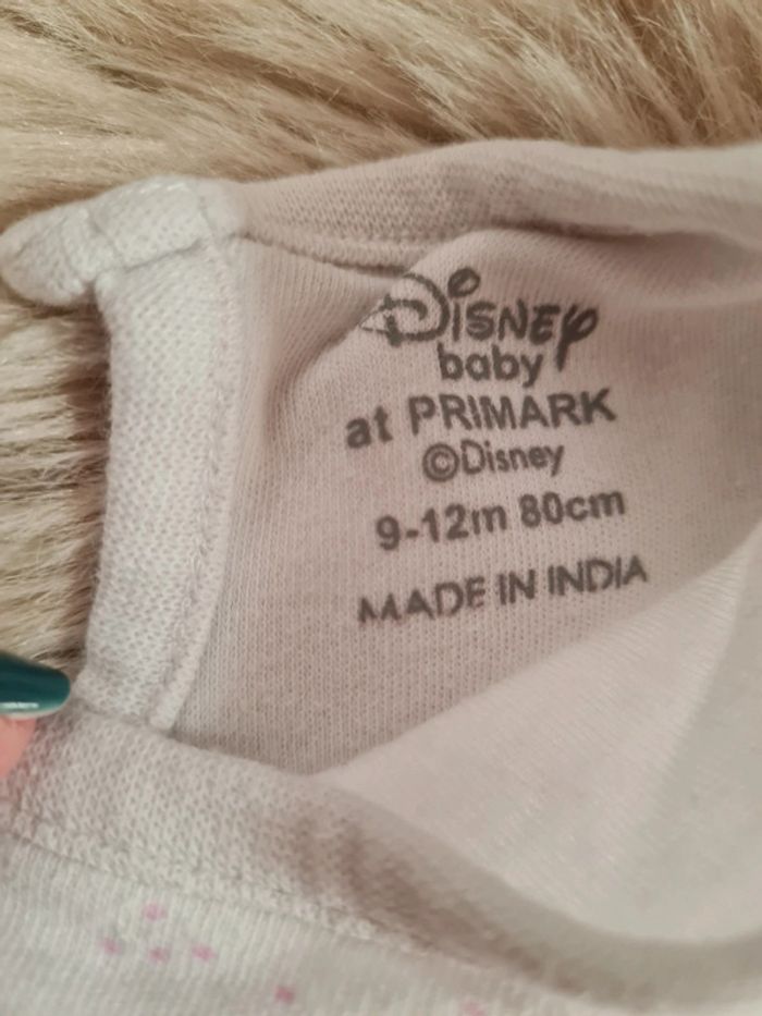 Tee-shirt Manche longue fée clochette fille 12 mois disney - photo numéro 3