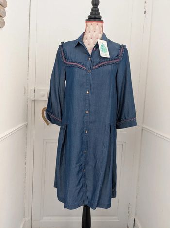 Robe matière fluide allure type jean S Bonobo