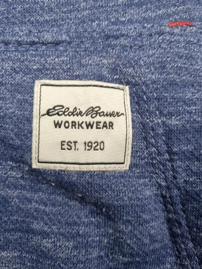 Sweat à capuche Eddie Bauer bleu – Taille M Homme - photo numéro 5