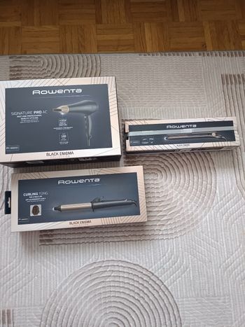 Rowenta set de Boucleur Lisseur et Sèche Cheveux 