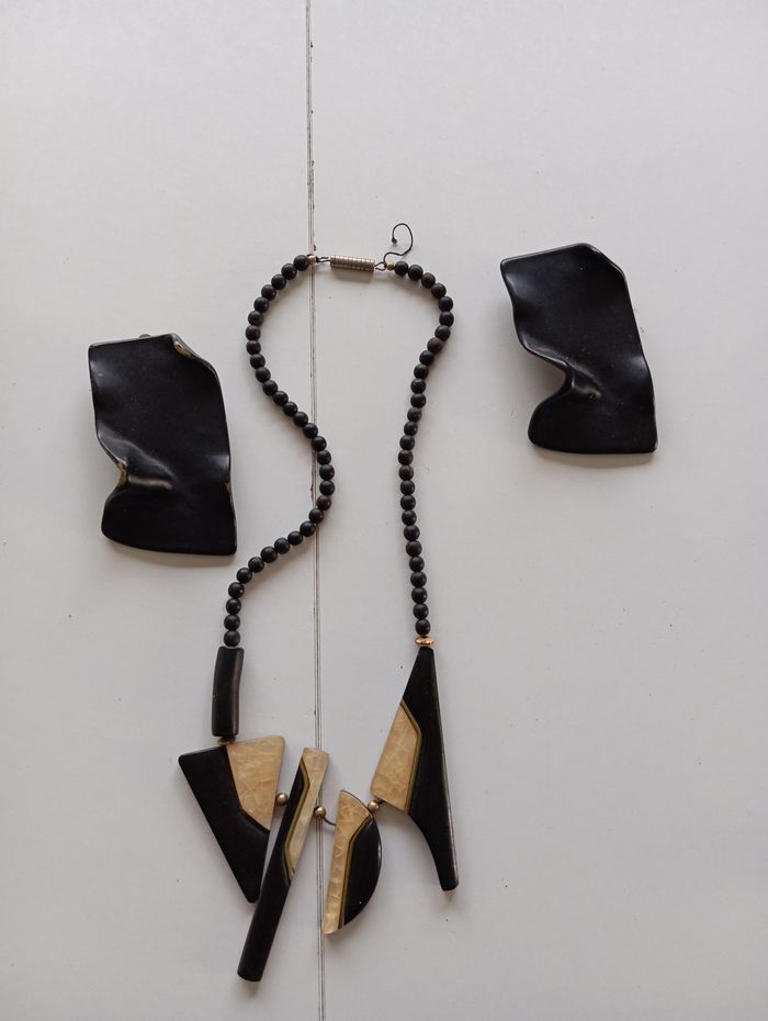 Ensemble collier et boucles d'oreilles - photo numéro 2