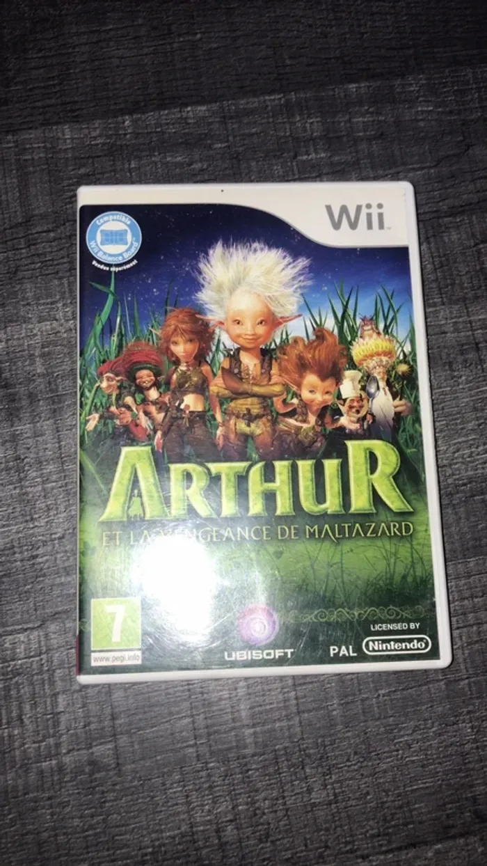 Jeu wii Arthur et les minimoys
