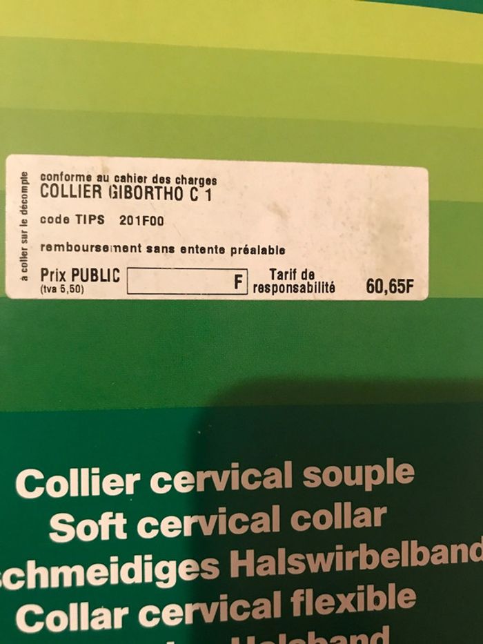 Collier cervical - photo numéro 4