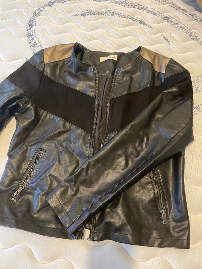 Veste en similicuir