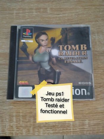 Jeu ps1 Tomb raider