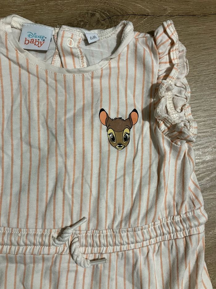 Barboteuse rayée Disney 6 mois - photo numéro 2