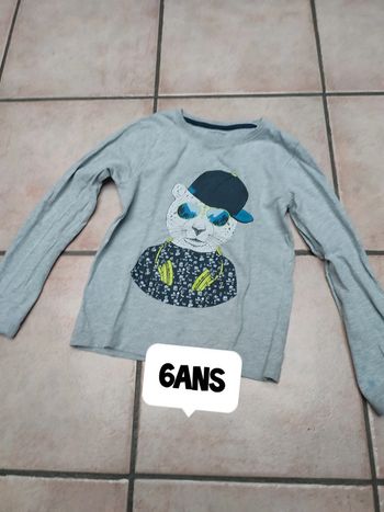 T-shirt Tigre casquette