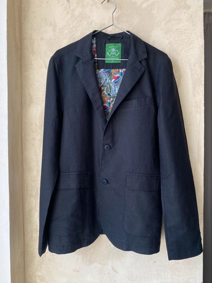 Blazer noir en lin Adrexx M - photo numéro 2