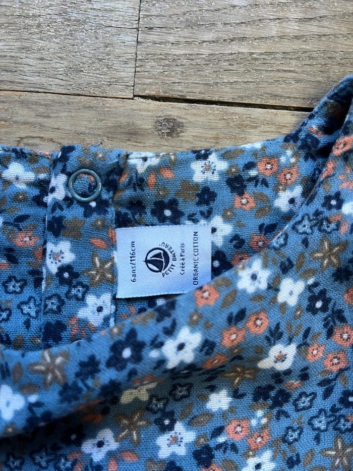 Blouse bleue Petit Bateau 6 ans neuve - photo numéro 5