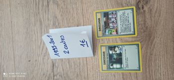 2 cartes pokemon 1995/2001
