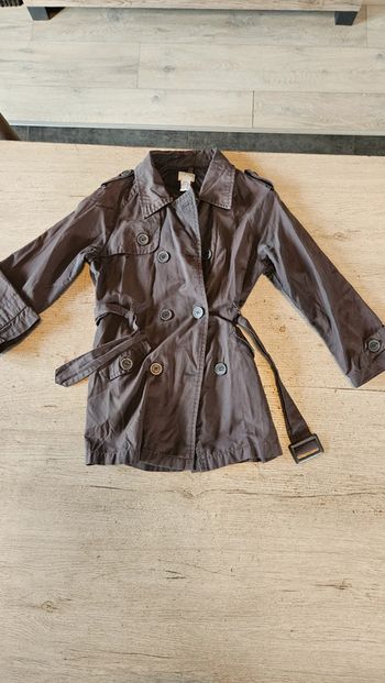 Imperméable fille gris, Cyrillus, 6 ans, nickel