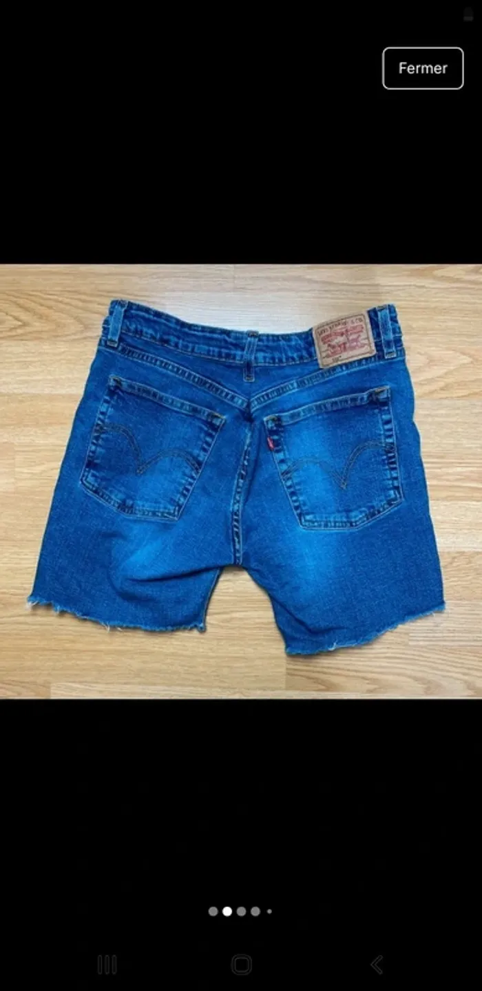 Short en jean Levi Strauss 519 - photo numéro 2