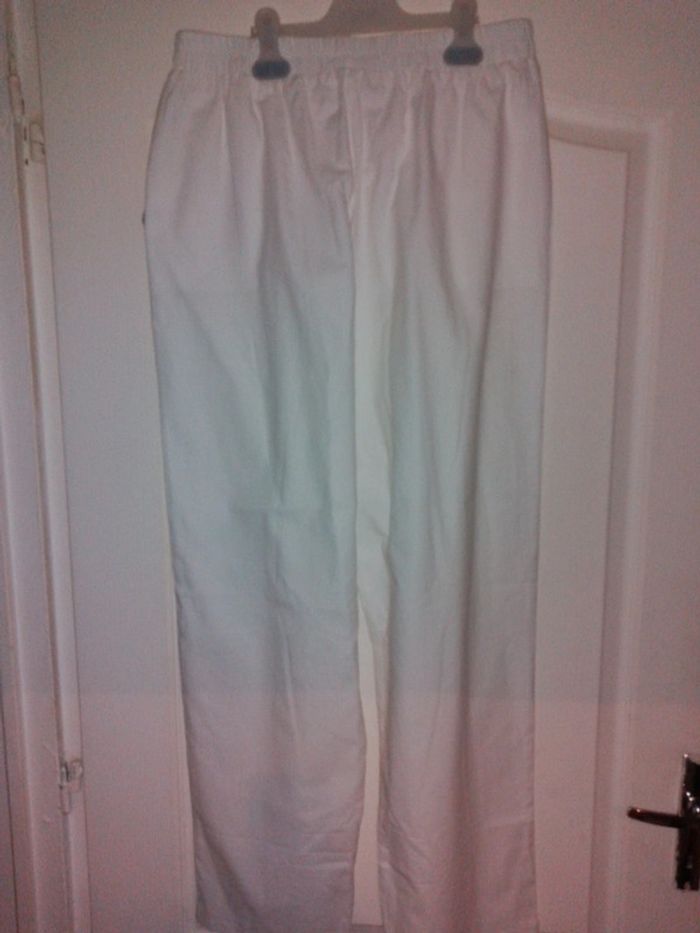 Pantalon blanc imprimé - photo numéro 4