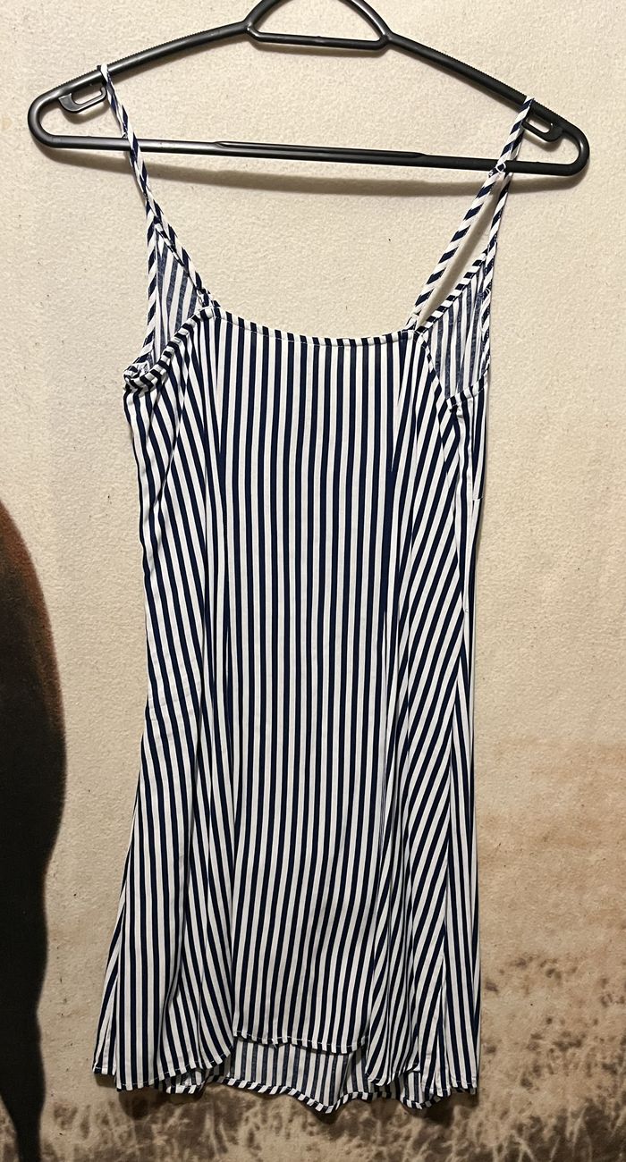 Robe à rayures à bretelles (XS - 34) - photo numéro 2