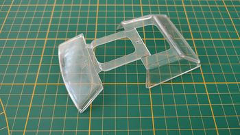 Ensemble vitre pièce détachée miniature Rolls-Royce Camargue Burago BBurago 1/22 1/22e 1/22eme #B58