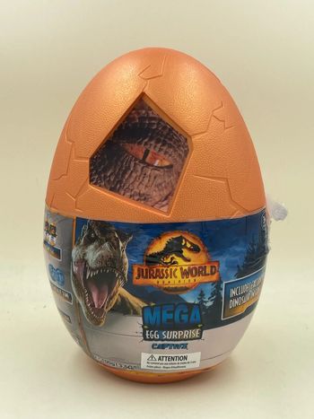 Mega Egg Surprise Captivz Jurassic World Dominion Neuf