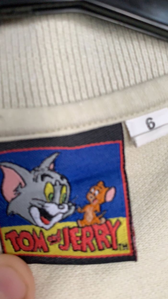 Polo crème Tom et Jerry 6 ans - photo numéro 3