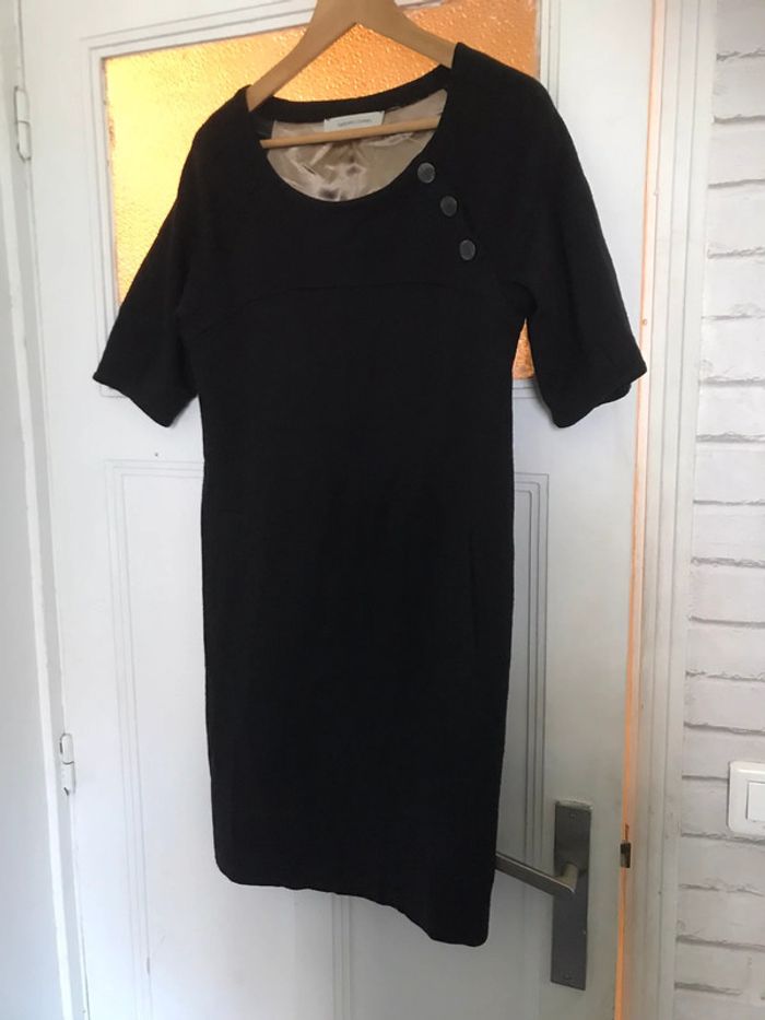 Robe longue noir marque Gérard Darel taille 42 - photo numéro 11