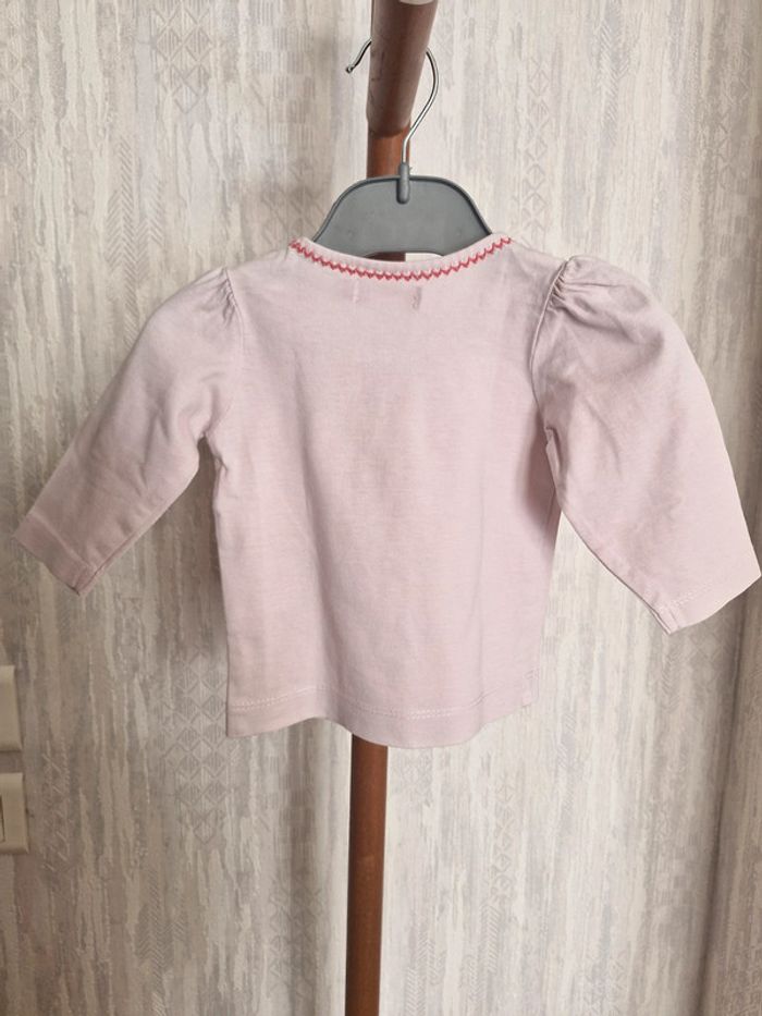 T-shirt manches longues bébé 3 mois Tissaia Coton - photo numéro 7