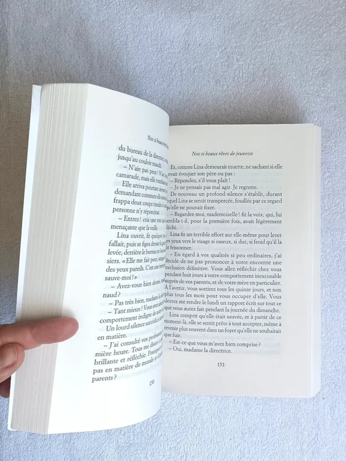 livre Nos si beaux rêves de jeunesse comme NEUF - photo numéro 3