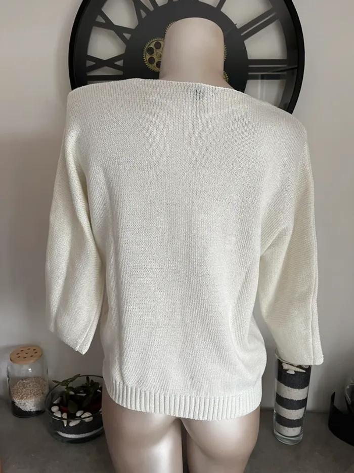 Pull femme Kiabi beige - photo numéro 3