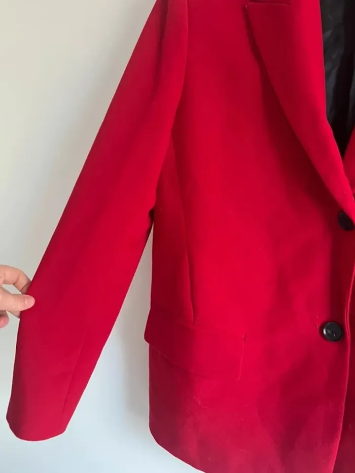 Blazer rouge Zara - photo numéro 5