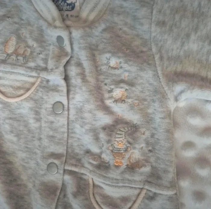 Pyjama naissance gris - photo numéro 3
