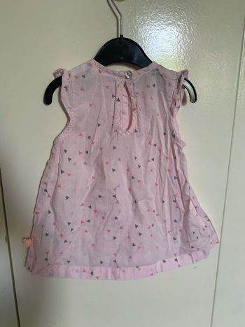 Robe rose été 3 mois