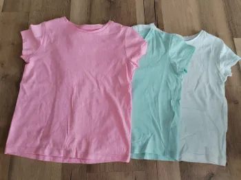 Lot de 3 t-shirts fille 5 ans la Halle