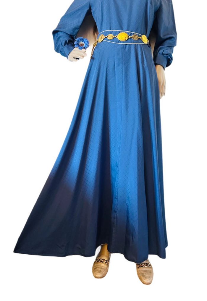 💙Magnifique longue robe bleue vintage style médiéval féerique fairycore medieval blue dress💙 - photo numéro 16